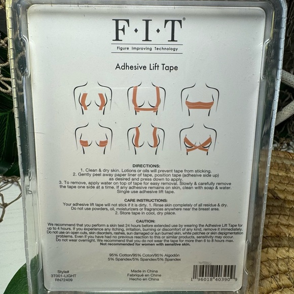 NEW Breast Body Lift Tape Self Adhesive Cotton Fabric Roll NEUTRAL NUDE 2in wide - Picture 12 of 13